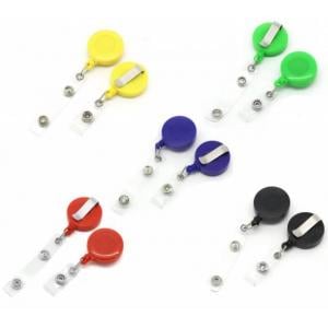 Plain Coloured Ski Reels / Retractable Reels x10