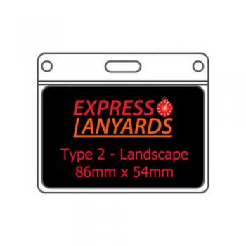 T2L PVC ID Wallet - 86mm x 54mm Landscape - Pack of Ten