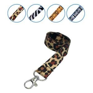 Animal Print Lanyard x10