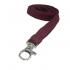 1cm Tubular Plain Coloured Lanyard x10