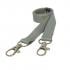 1.5cm Double Clip Plain Coloured Lanyard x10