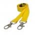 1.5cm Double Clip Plain Coloured Lanyard x10