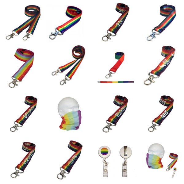 Rainbow Lanyards, Snoods & Accessories