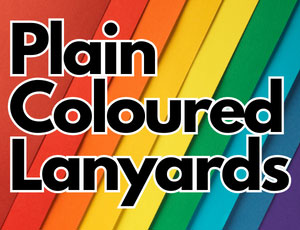 Plain Coloured Lanyards Mobile Banner