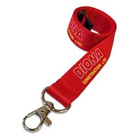 Custom Printed Flat Ribbed Lanyard